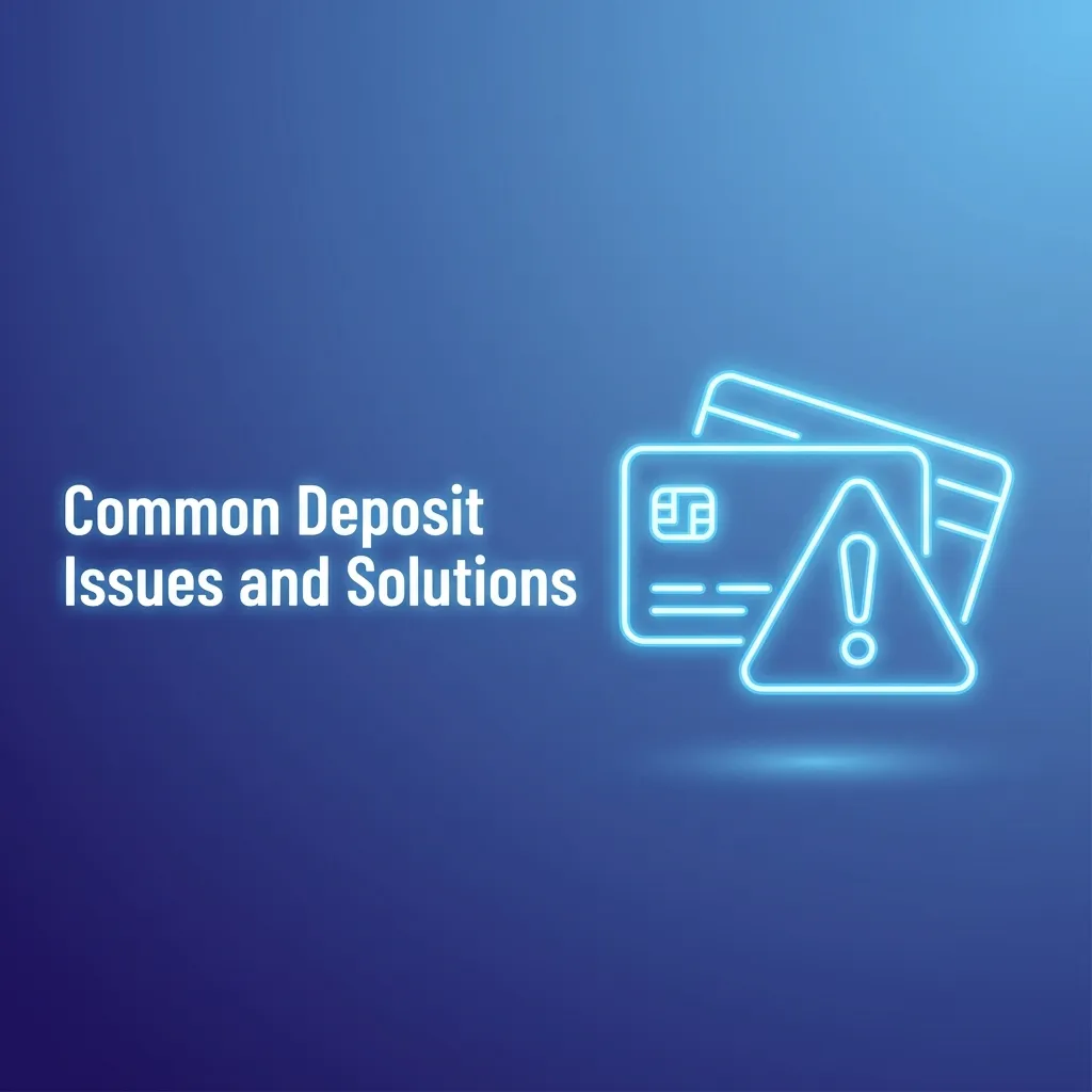 Illustrated guide showing common deposit problems and solutions for Indian online casino players