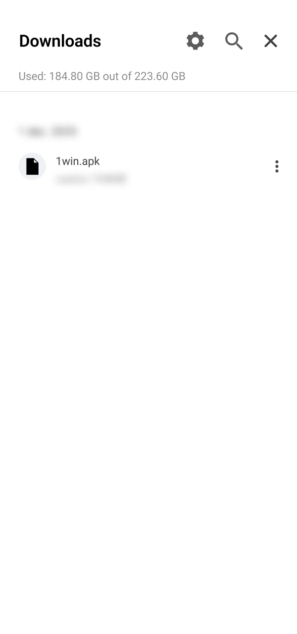 Access the downloaded Aviator App Android file to begin the setup.