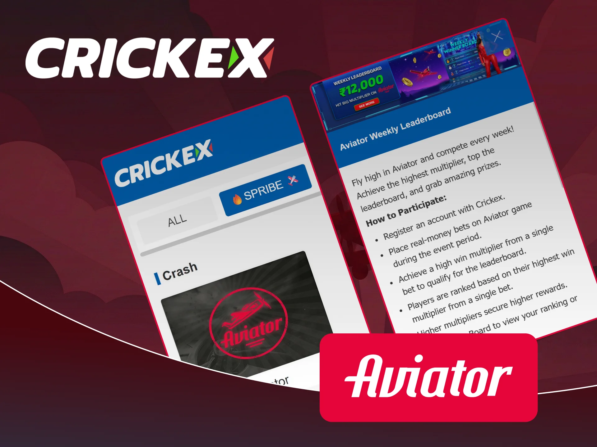 Experience the thrilling Aviator game at the reliable Crickex Casino.